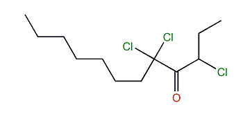 3,5,5-Trichlorododecan-4-one