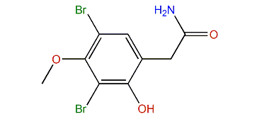 3,5-Dibromo-2-hydroxy-4-methoxyphenylacetamide