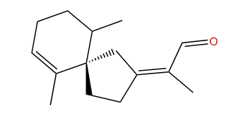 Spirovetiva-3,7(11)-dien-12-al