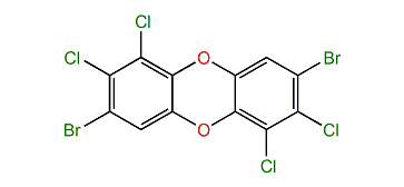 3,8-Dibromo-1,2,6,7-tetrachlorodibenzo-p-dioxin