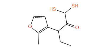 3-((2-Methylfuran-3-yl)-disulfanyl)-pentan-2-one