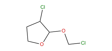 3-Chloro-2-chloromethoxy-tetrahydrofuran