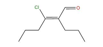 (Z)-3-Chloro-2-propyl-2-pentenal