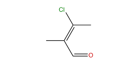 (E)-3-Chloro-2-methyl-2-butenal