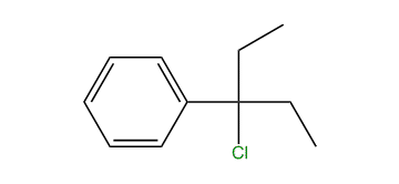 (3-Chloropentan-3-yl)-benzene