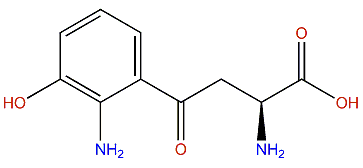 (S)-2-Amino-4-(2-amino-3-hydroxyphenyl)-4-oxobutanoic acid