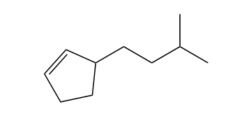 3-Isopentyl-1-cyclopentene