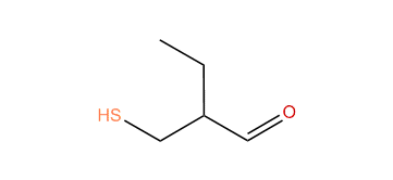 3-Mercapto-2-ethylpropanal