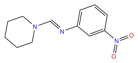 3-Nitro-N-(1-piperidinylmethylene)-aniline