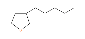 3-Pentylthiophane