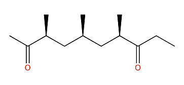 (3R,5S,7S)-3,5,7-Trimethyldecane-2,8-dione