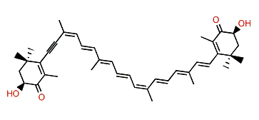 (3S,3'S)-7,8-Didehydro-3,3'-dihydroxy-beta,beta-carotene-4,4'-dione