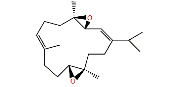 (3S,4S,11S,12S,1E,7E)-3,4-11,12-Bisepoxycembra-1,7-diene