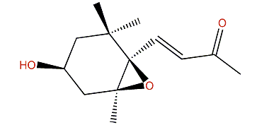 3b-Hydroxy-5b,6b-epoxy-b-ionone