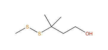 3-Methyl-3-(2-methyldisulfanyl)-butan-1-ol