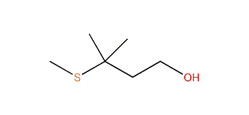 3-Methyl-3-methylthio-butan-1-ol