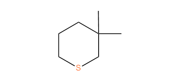 3,3-Dimethylthiacyclohexane