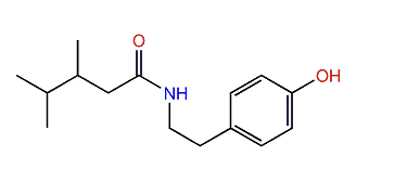 N-[2-(4-Hydroxyphenyl)ethyl]-3,4-dimethylpentanamide