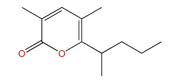 3,5-Dimethyl-6-(1-methylbutyl)-pyran-2-one