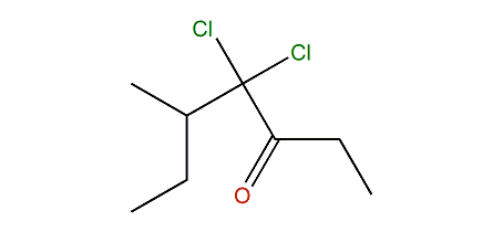 4,4-Dichloro-5-methylheptan-3-one