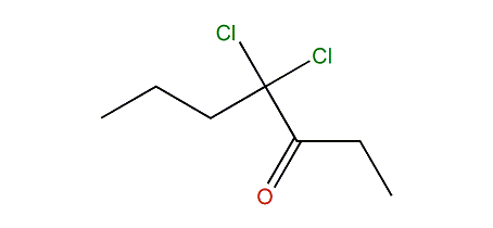 4,4-Dichloroheptan-3-one