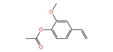 2-Methoxy-4-vinylphenyl acetate