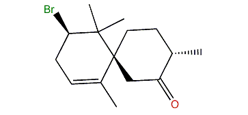 4-Bromo-b-chamigren-8-one