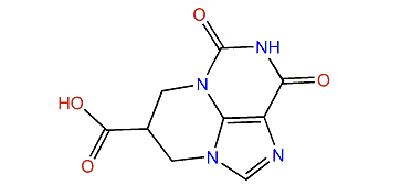 4-Caryboxy-5,6-dihydro-4H,8H-pyrimido[1,2,3-cd]purine-8,10(9H)-dione