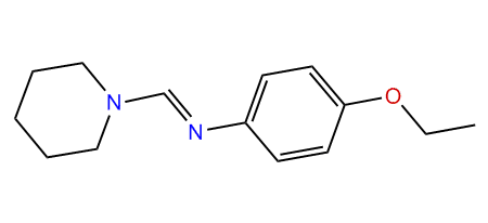 4-Ethoxy-N-(1-piperidinylmethylene)-aniline