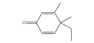 4-Ethyl-3,4-dimethyl-2,5-cyclohexadien-1-one