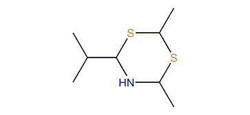 4-Isopropyl-2,6-dimethyl-1,3,5-dithiazinane