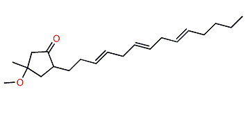 4-Methoxy-4-methyl-2-(3,6,9-tetradecatrienyl)-cyclopentanone