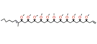 (4S,6S,8S,10S,12S,14S,16S,18S,20S,22S,24S,25E)-Undecamethoxy-25-methyluntriacont-1,25-diene