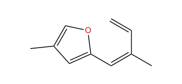 (Z)-4-Methyl-(2-methyl-1,3-butadienyl)-furan