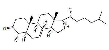 4-Methylcholest-7-en-3-one