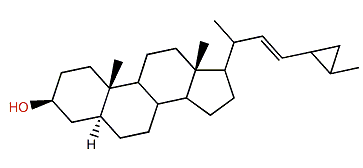 (22E)-24,26-Cyclo-5a-cholest-22-en-3b-ol