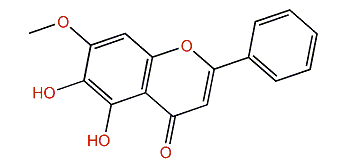 5,6-Dihydroxy-7-methoxyflavone