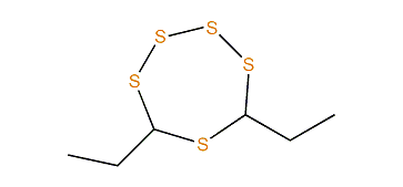 5,7-Diethyl-1,2,3,4,6-pentathiepane