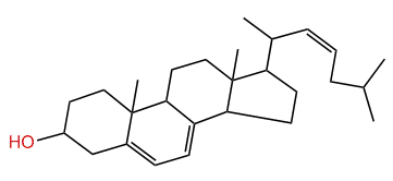 (Z)-Cholesta-5,7,22-trien-3-ol