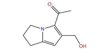 5-Acetyl-6-hydroxymethyl-2,3-dihydro-1H-pyrrolizine