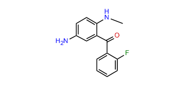 5-Amino-2-fluoro-2-methylaminobenzophenone