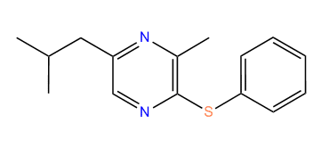 5-Isobutyl-3-methyl-2-(phenylthio)-pyrazine