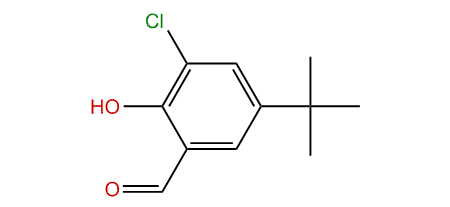 5-tert-Butyl-3-chloro-2-hydroxybenzaldehyde