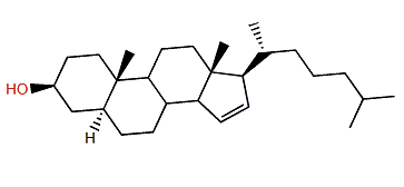 5a-Cholest-15-en-3b-ol