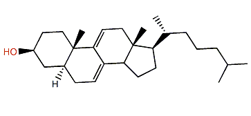 5a-Cholesta-7,9(11)-dien-3b-ol