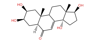 2b,3b,14a,17b-Tetrahydroxy-5a-androst-7-ene-6-one