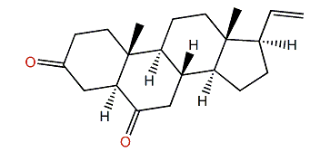 5a-Pregn-20-en-3,6-dione