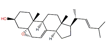 5a,6a-Epoxy-26,27-dinorergosta-7,22-dien-3b-ol