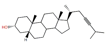 5b-Cholest-23-yn-3a-ol