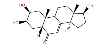 2b,3b,14a,17b-Tetrahydroxy-5b-androst-7-ene-6-one